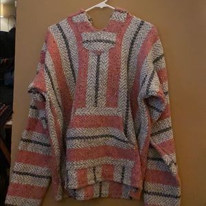 Pink black and gray hoodie